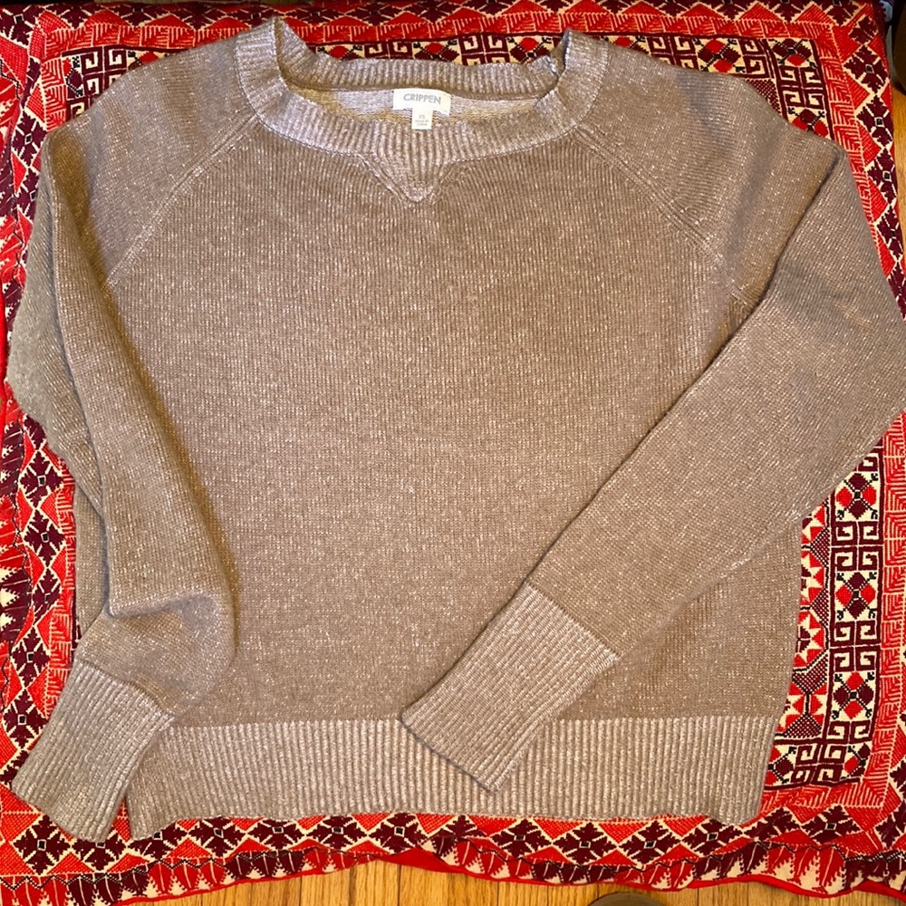 Crippen Jewel Neck Cashmere Blend Sweater